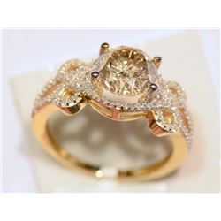 14KT GOLD DIAMODN RING MSRP $12,300