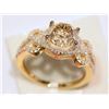 Image 1 : 14KT GOLD DIAMODN RING MSRP $12,300