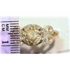 Image 2 : 14KT GOLD DIAMODN RING MSRP $12,300