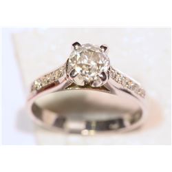 14KT GOLD DIAMOND RING MSRP $11,800
