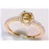 Image 1 : 14KT GOLD DIAMOND RING MSRP $4443
