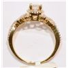 Image 2 : 14KT GOLD DIAMOND RING MSRP $3483