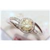 Image 1 : 14KT GOLD DIAMOND RING MSRP $4470