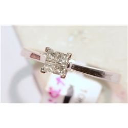 10KT GOLD DIAMOND RING MSRP $899