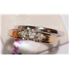 Image 1 : 10KT GOLD RING SET MSRP $1299