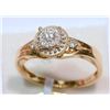 Image 2 : 10KT GOLD DIAMOND RING SET MSRP $1233