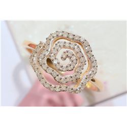 10KT GOLD DIAMOND RING MSRP $1188