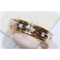 10KT GOLD DIAMOND RING MSRP $1201