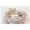 Image 1 : 14KT GOLD DIAMODN RING SET MSRP $11,410