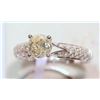 Image 2 : 14KT GOLD DIAMODN RING SET MSRP $11,410
