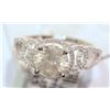 Image 3 : 14KT GOLD DIAMOND RING MSRP $13,737