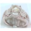 Image 5 : 14KT GOLD DIAMOND RING MSRP $13,737