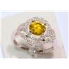Image 1 : 14KT GOLD DIAMOND RING MSRP $10,000