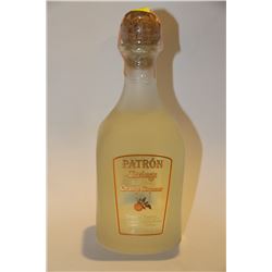 750ML BOTTLE OF PATRON CITRONGE EXTRA FINE ORANGE