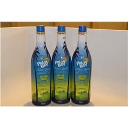 3 BOTTLES OF PALM BAY ISLAND SPIRIT