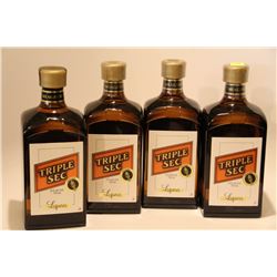 4 BOTTLES OF TRIPLE SEC LEQUEUR