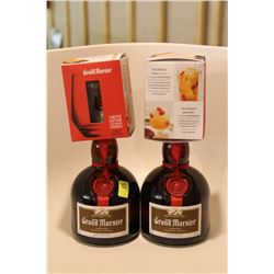 2 BOTTLES OF GRAND MARNIER LIQUEUR