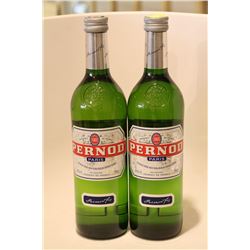 2 BOTTLES OF PERNOD LIQUEUR