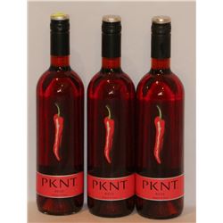 3 BOTTLES OF PKNT ROSE RED WINE