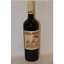 5 BOTTLES OF TERRA ANDINA CARMENERE RED WINE