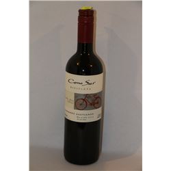 5 BOTTLES OF CONO SUR CABERNET SAUVIGNON RED WINE