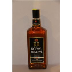 750ML BOTTLE OF RR ROYAL RESERVE CANADIAN RYE