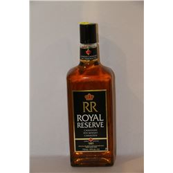 750ML BOTTLE OF RR ROYAL RESERVE CANADIAN RYE