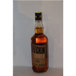 5 BOTTLES OF FECKIN SPICED WHISKEY