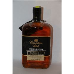 750ML BOTTLE OF CANADIAN CLUB CANADIAN WHISKY