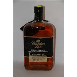 750ML BOTTLE OF CANADIAN CLUB CANADIAN WHISKY