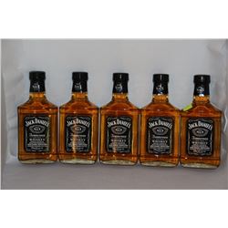5 BOTTLES OF 200ML OF JACK DANIEL'S SOUR MASH