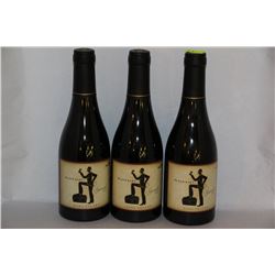 3 BOTTLES BLACK BART SYRAH 2005 RED WINE