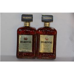 2 BOTTLES OF DISARONNO LIQUEUR