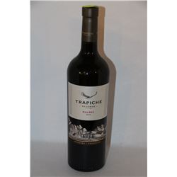 5 BOTTLES OF TRAPICHE MALBEC RED WINE