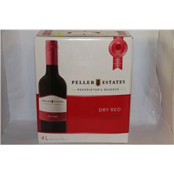 4L BOX OF PELLER ESTATES DRY RED WINE