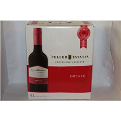 4L BOX OF PELLER ESTATES DRY RED WINE