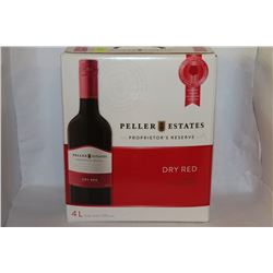4L BOX OF PELLER ESTATES DRY RED WINE