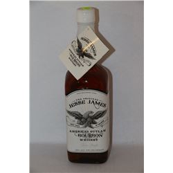 750ML BOTTLE OF JESSE JAMES BOURBON WHISKEY