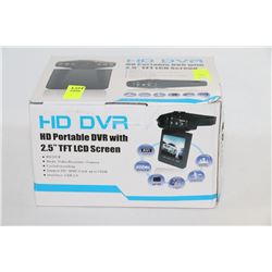 NEW PORTABLE HD DVR W/ A 2.5" LCD SCREEN