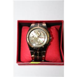 NEW MENS STAINLESS STEEL WATCH