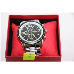 NEW MENS STAINLESS STEEL WATCH