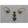 Image 1 : MYSTIC TOPAZ EARRING AND PENDANT SET 14K GOLD