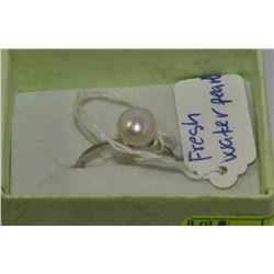 FRESH WATER PEARL + CUBIC ZIRCONIA RING