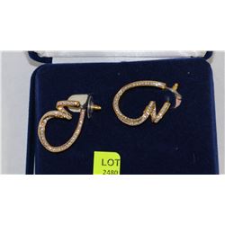 22CT GOLD PLATED EARRINGS