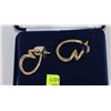Image 1 : 22CT GOLD PLATED EARRINGS