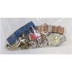 BAG OF 5 WATCHES - BOTH MEN'S AND LADIES
