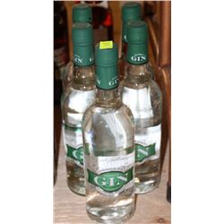 5 BOTTLES OF LORD TALBOTT'S PREMIUM GIN
