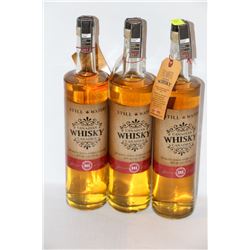 3 BOTTLES OF STILL WATERS CANADIAN WHISKY