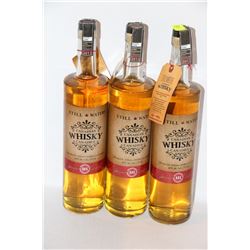 3 BOTTLES OF STILL WATERS CANADIAN WHISKY