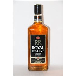 750ML BOTTLE OF RR ROYAL RESERVE CANADIAN RYE